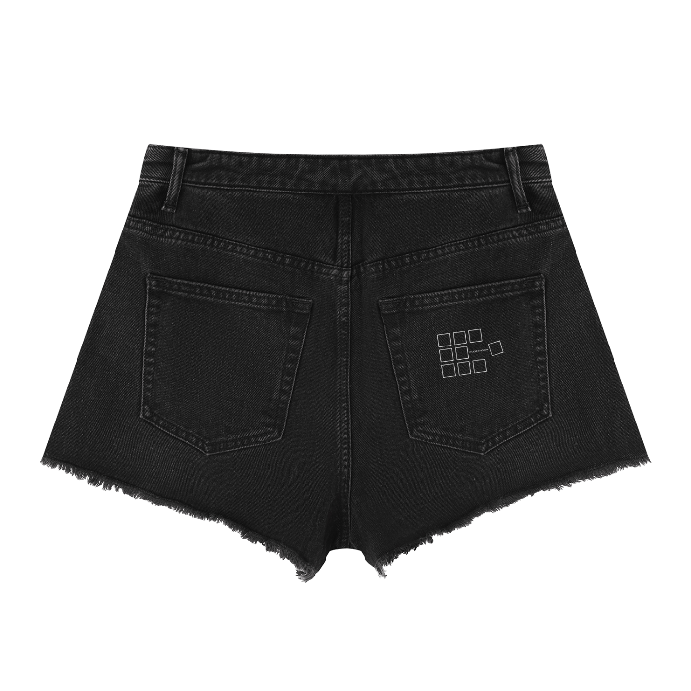 RXR Women’s Vintage Wash High Rise Denim Shorts