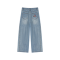 Women’s Vintage Wash High Rise Wide Leg Jeans